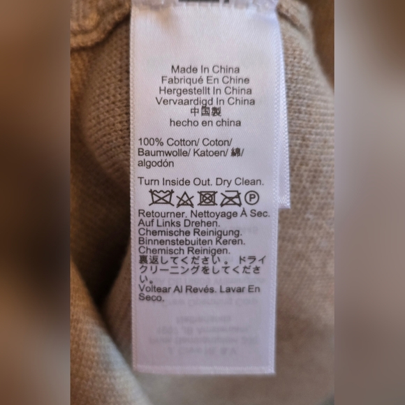 NWT J. Crew Long Giselle Sweater/Blazer, Gold Buttons, Sz M - Picture 9 of 10